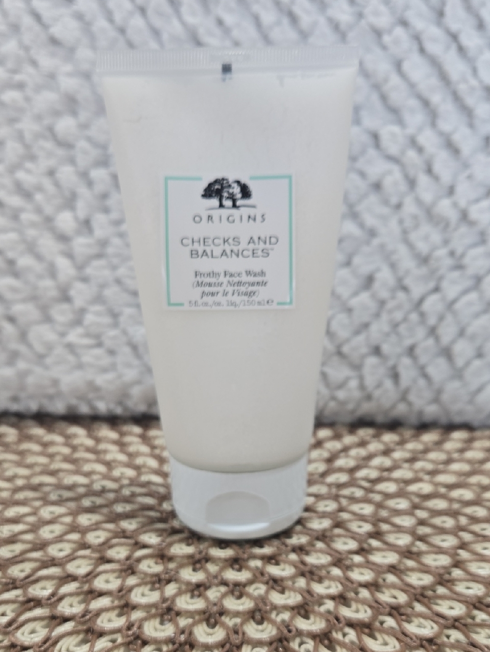 Origins White Tube Checks and Balances Face Wash